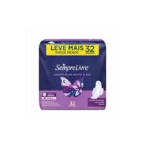 Absorvente Sempre Livre com Abas Noturno Seca 32Unid Lv Mais Pague Menos Absorvente Sempre Livre com Abas Noturno Seca 32Unid Lv Mais Pague Menos
