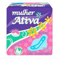 Absorvente Suave Com Abas Anti Odor 8 Un - Mulher Ativa