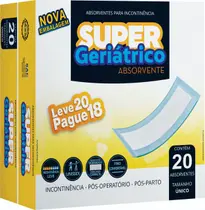 Absorvente super geriatrico confort tam unico