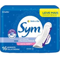 Absorvente Sym Noite & Dia Suave Com Abas 16 Unidades Absorvente Sym Noite & Dia Suave Com Abas 16 Unidades