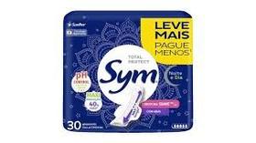 Absorvente sym noite e dia com aba suave c/30 Absorvente sym noite e dia com aba suave c/30