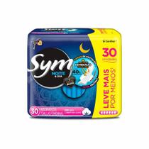 Absorvente Sym Noturno Com30 Suave Com Abas