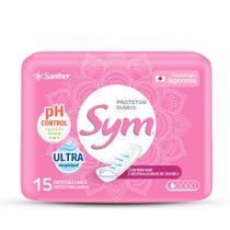 Absorvente Sym Protetor Diário Com Perfume 15 Unidades