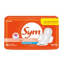 Absorvente Sym Seca com Abas 16 Unidades