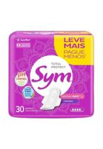 Absorvente Sym Total Protect Cobertura Suave Com Abas 30 Unidades