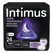 Absorvente Toda Tranquila Noturno Extra Longo com Abas Intimus 24 Unidades Absorvente Toda Tranquila Noturno Extra Longo com Abas Intimus 24 Unidades