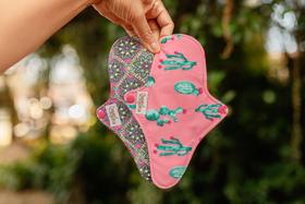 Absorventes ecológicos - kit amo meu fio dental