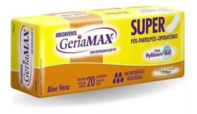 Absorventes Geriátrico Pós Parto Operatório Geriamax pacote c/20