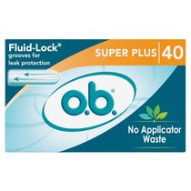 Absorventes Internos o.b. Super Plus Sem Aplicador 40 Unidades Sem Fragrância