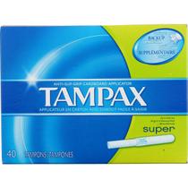 Absorventes Internos Tampax Super Absorção com Aplicador de Papelão 120 un