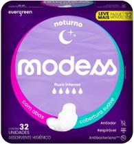 Absorventes modess noturno c/abas 32un