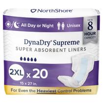 Absorventes NorthShore DynaDry Supreme 2XL Pacote com 20