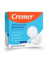 Absorventes para Seios com 12 Unidades Cremer Absorventes para Seios com 12 Unidades Cremer
