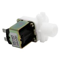 Ac 220V Válvula solenoide elétrica Válvula magnética N/C Fluxo de entrada de ar de água 1/2" interruptor