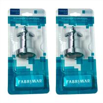 Acabamento 1/2 3/4 1 Pressão/ gaveta Gyro Universal Fabrimar Kit C/ 2