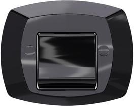 Acabamento abs black c/ tecla p/ valvula descarga docol - blukit Acabamento abs black c/ tecla p/ valvula descarga docol - blukit