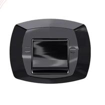 Acabamento abs pr. c/ tecla pr. p/ valvula descarga docol blister c/1 peca