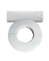 Acabamento Ar Condicionado Split 55mm Sem Tampa Perfil para Tubulação Eletroduto Acabamento Ar Condicionado Split 55mm Sem Tampa Perfil para Tubulação Eletroduto