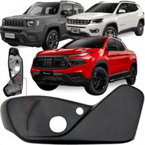 Acabamento Banco Esquerdo Fiat Toro Jeep Renegade Compass Mopar (Original) 7092419 (185745281) Moldura Lateral Motorista Dianteiro Regulagem Manual