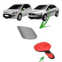 Acabamento Base Retrovisor Punto E Linea - Primer Direito Acabamento Base Retrovisor Punto E Linea - Primer Direito