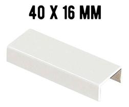 Acabamento Canaleta 40x16mm Branca 4x1,6cm Grossa Larga Acabamento Canaleta 40x16mm Branca 4x1,6cm Grossa Larga