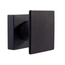 Acabamento Cogumelo para registro base padrão Deca Quadrado Banheiro Preto 3/4 1/2 e 1 pol Pressão Gaveta Geral Metal