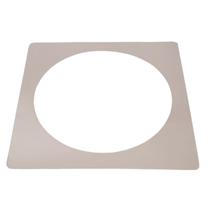 Acabamento De Forro 35x35 Aço Inox 430 Duto 12 Chaminé Fog