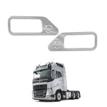 Acabamento De Inox Da Maçaneta Volvo Fh 2014 (Par)