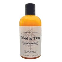 Acabamento de madeira Tried & True Original 240 ml de óleo de linhaça e cera de abelha