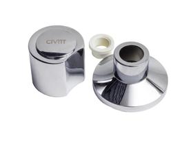 Acabamento De Metal C40 P/ Registro 1/2 E 3/4 Civitt