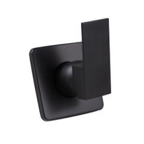 Acabamento de Misturador Monocomando Quadrado para Banheiro Oiapoque - Pingoo.casa - Preto