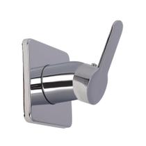 Acabamento de Misturador Monocomando Redondo para Banheiro Guaporé - Pingoo.casa - Prata