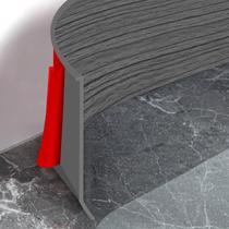 Acabamento de moldagem de rodapé Heonay Flexible 10cm, autoadesivo Acabamento de moldagem de rodapé Heonay Flexible 10cm, autoadesivo