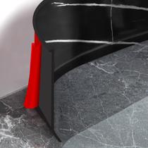 Acabamento de moldagem de rodapé Heonay Flexible 10cm, autoadesivo Acabamento de moldagem de rodapé Heonay Flexible 10cm, autoadesivo