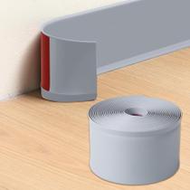 Acabamento de moldagem de rodapé Lifronkit Flexível 10 cm x 6 m Cinza Acabamento de moldagem de rodapé Lifronkit Flexível 10 cm x 6 m Cinza