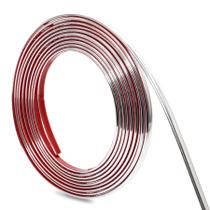 Acabamento de moldagem Peel and Stick Trim Hungbak Shiny Silver 10m Acabamento de moldagem Peel and Stick Trim Hungbak Shiny Silver 10m