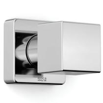 Acabamento de registro base reforma 3/4 Singles One Square Cromado Roca