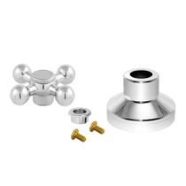 Acabamento de registro c33 de metal com canopla em abs