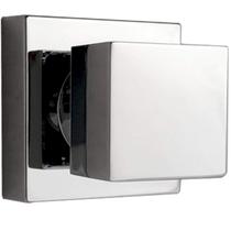 Acabamento de Registro Cromado Para Chuveiro Padrão Deca de Banheiro, cor Prata, Metal Acabamento de Registro Cromado Para Chuveiro Padrão Deca de Banheiro, cor Prata, Metal