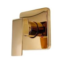 Acabamento De Registro Monocomando Quadrado - Dourado Acabamento De Registro Monocomando Quadrado - Dourado