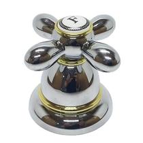 Acabamento Deca Belle Époque De Ville Clássico Cromado c/ Dourado - 4900C69PQDO