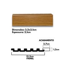 Acabamento Direito do Painel Ripado Canis Slim 27x12mm Acabamento Direito do Painel Ripado Canis Slim 27x12mm