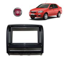 Acabamento do Painel 2 Din Fiat Siena Attractive 2008 Graf