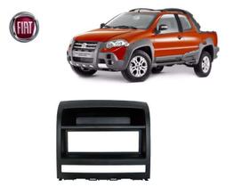 Acabamento do Som Fiat Strada Locker 07a12 Cor Preto 1 Din