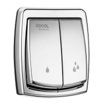 Acabamento Docol Válvula Descarga Salvágua Duplo Acionamento Acabamento Docol Válvula Descarga Salvágua Duplo Acionamento