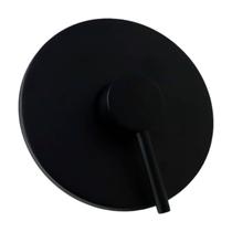 Acabamento e Registro Monocomando Base Redonda Fs008-b Preto