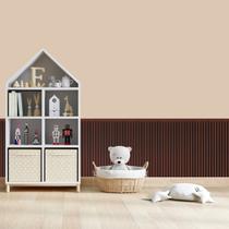 Acabamento em L p/ Painel Ripado PVC 3,00x0,25x0,14 Cedrinho Acabamento em L p/ Painel Ripado PVC 3,00x0,25x0,14 Cedrinho