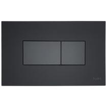 Acabamento Hydra Quadra Duo Preto Fosco Soft Touch Descarga Embutida Pneumática - 4900FHQDDUOPT