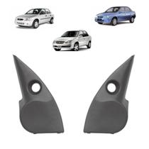 Acabamento interno retrovisor corsa e corsa classic 1995/2015 c/remoto