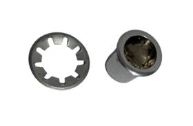 Acabamento Interruptor Forno Fischer Fit Line Original prata